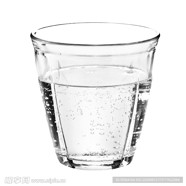 水杯玻璃杯矿泉水合成海报素材