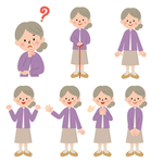老人表情