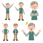 老人表情