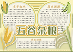 五谷杂粮海报 谷物 豆豆素材