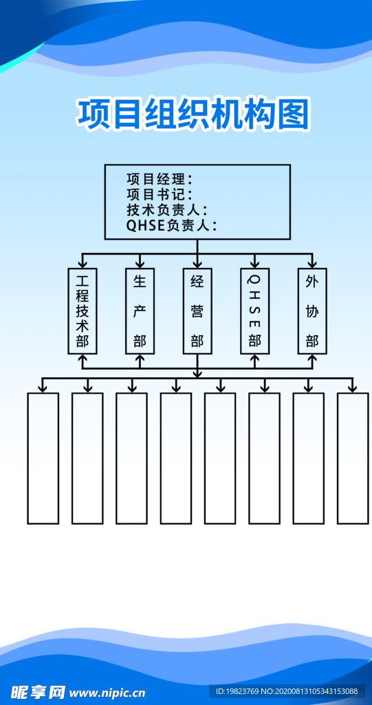 公司办公室项目组织架构图