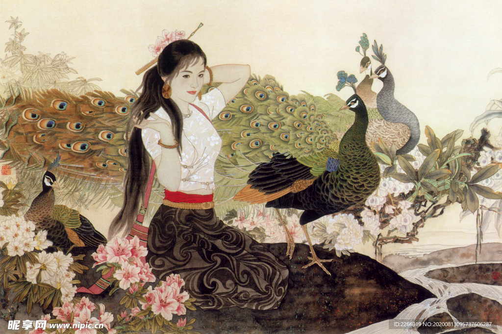 版纳春韵图