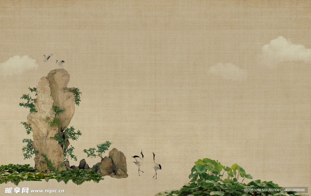 白鹤图