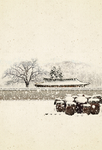 工笔画雪景