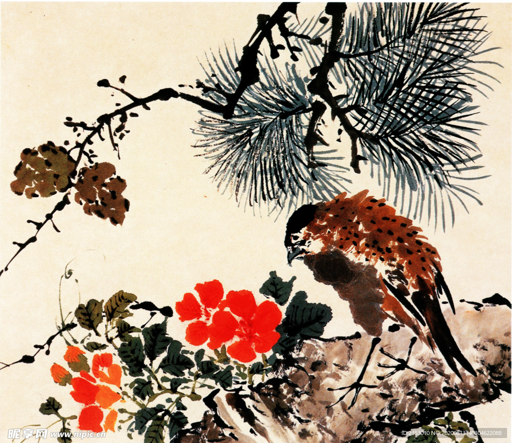 国画花鸟图