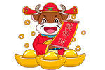 2021 金牛送福 牛年