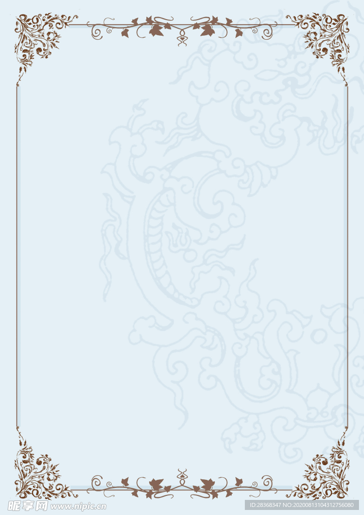 中式边框背景