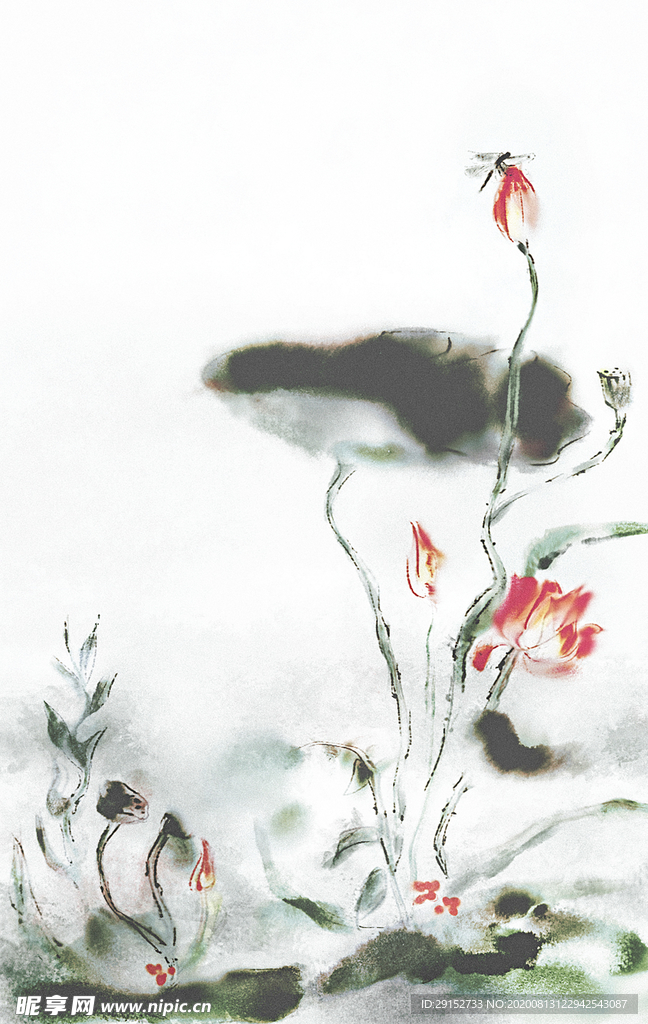 水墨插画