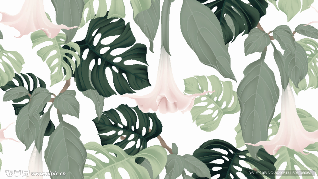 植物花纹