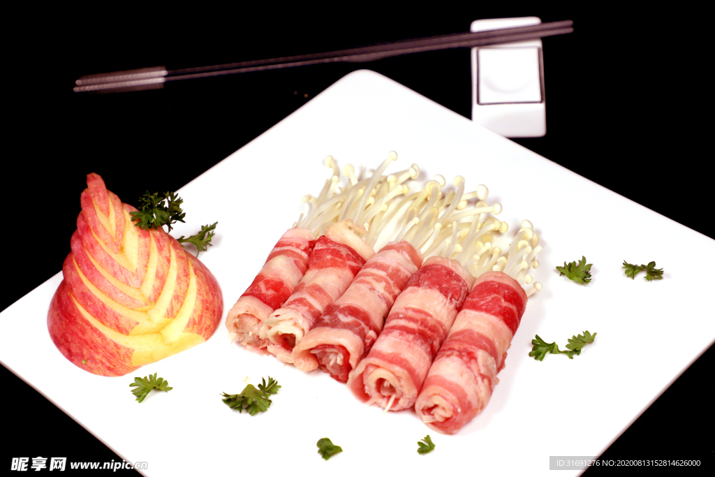 金针菇牛肉卷