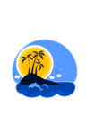 蓝色的大海 图片