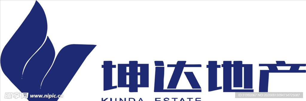 坤达地产LOGO矢量图