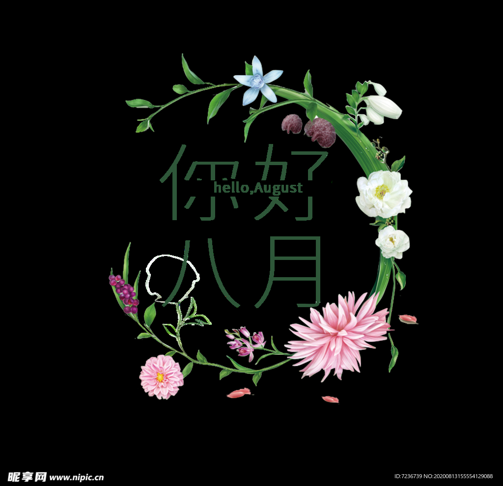 八月