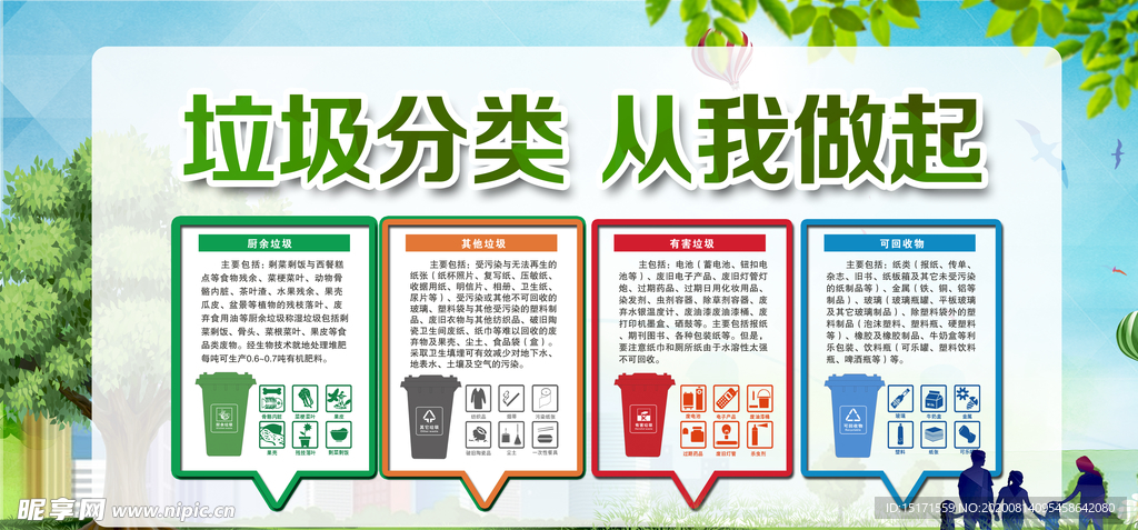 垃圾分类   从我做起