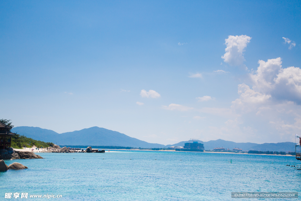 天空素材 海边 海水