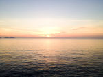 夕阳 天空素材 海边