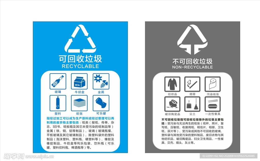 可回收和不可回收