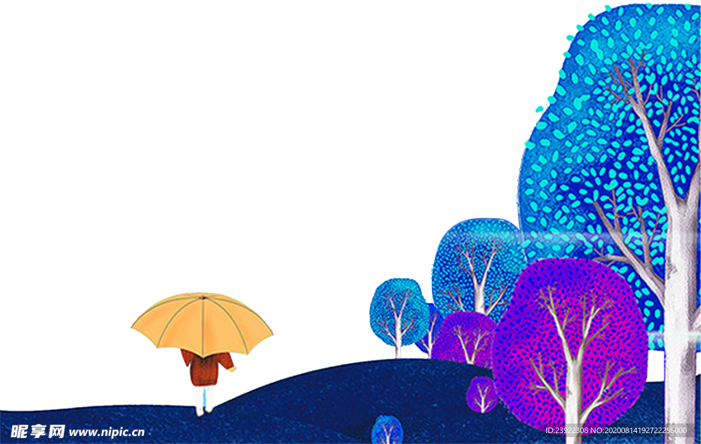 意境山水png