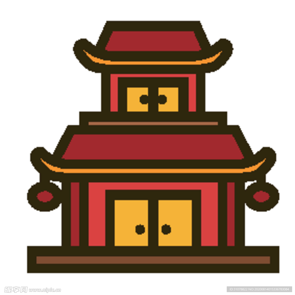 简笔矢量中国文化元素