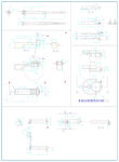 毛料分条机零件图纸鉴赏