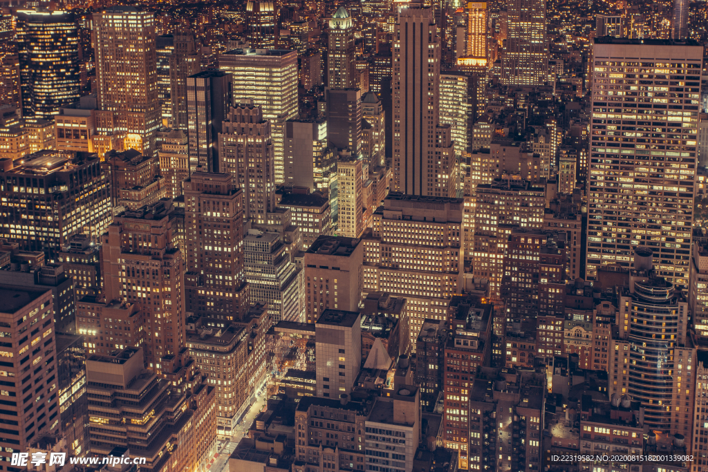 城市建筑夜景