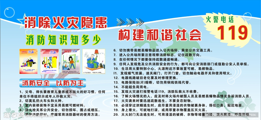 消防安全宣传栏