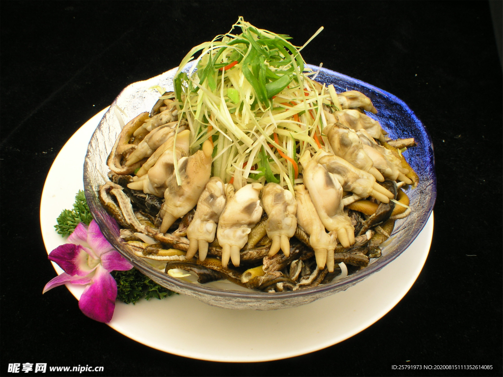 葱油鳝蛏