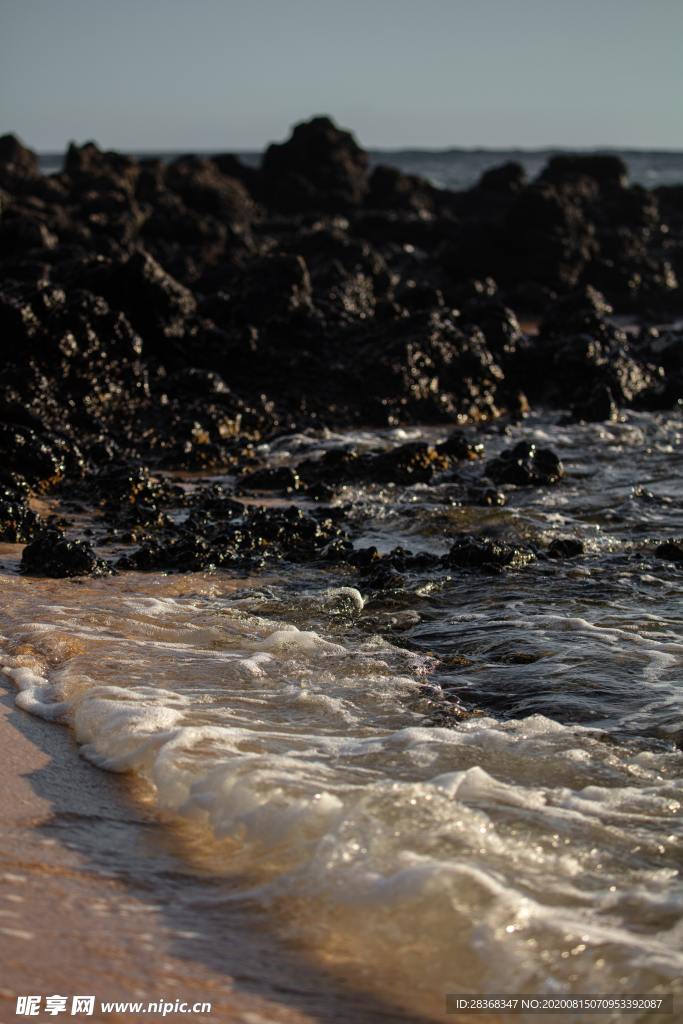 浪花泡沫 水