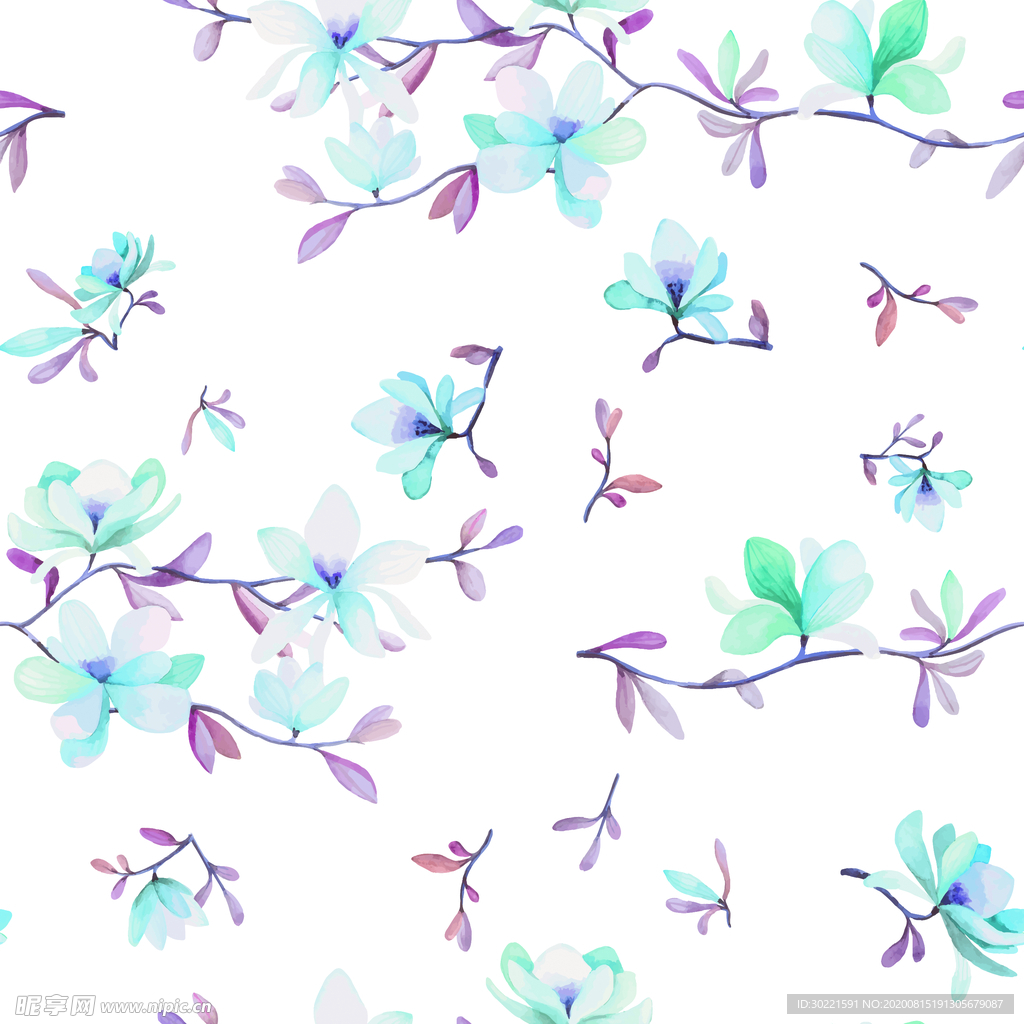 手绘花  小花