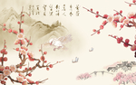 山水画背景墙