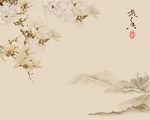 花鸟工笔背景墙
