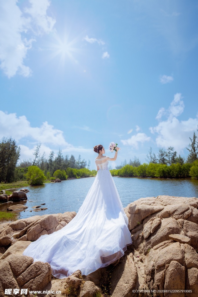 大海  婚纱照