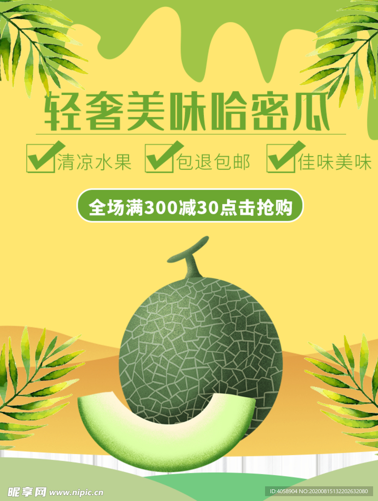 轻奢美味哈密瓜