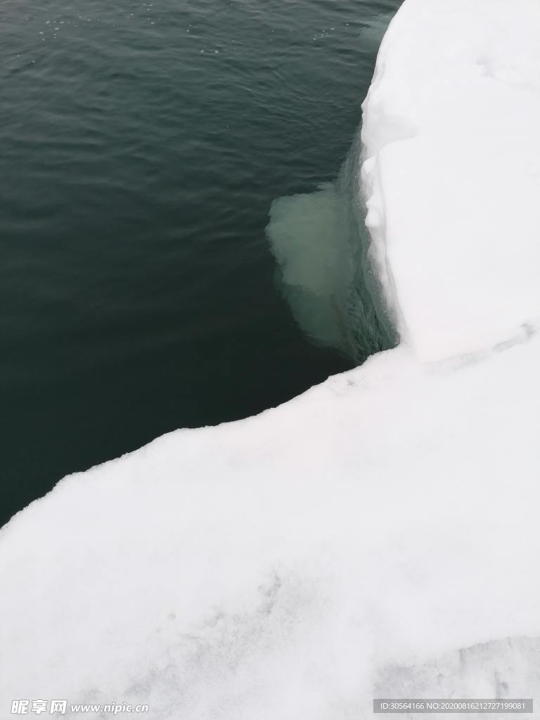 冰山雪山自然生态背景素材