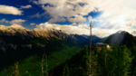 群山森林树木天空风景