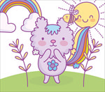 卡通手绘动物