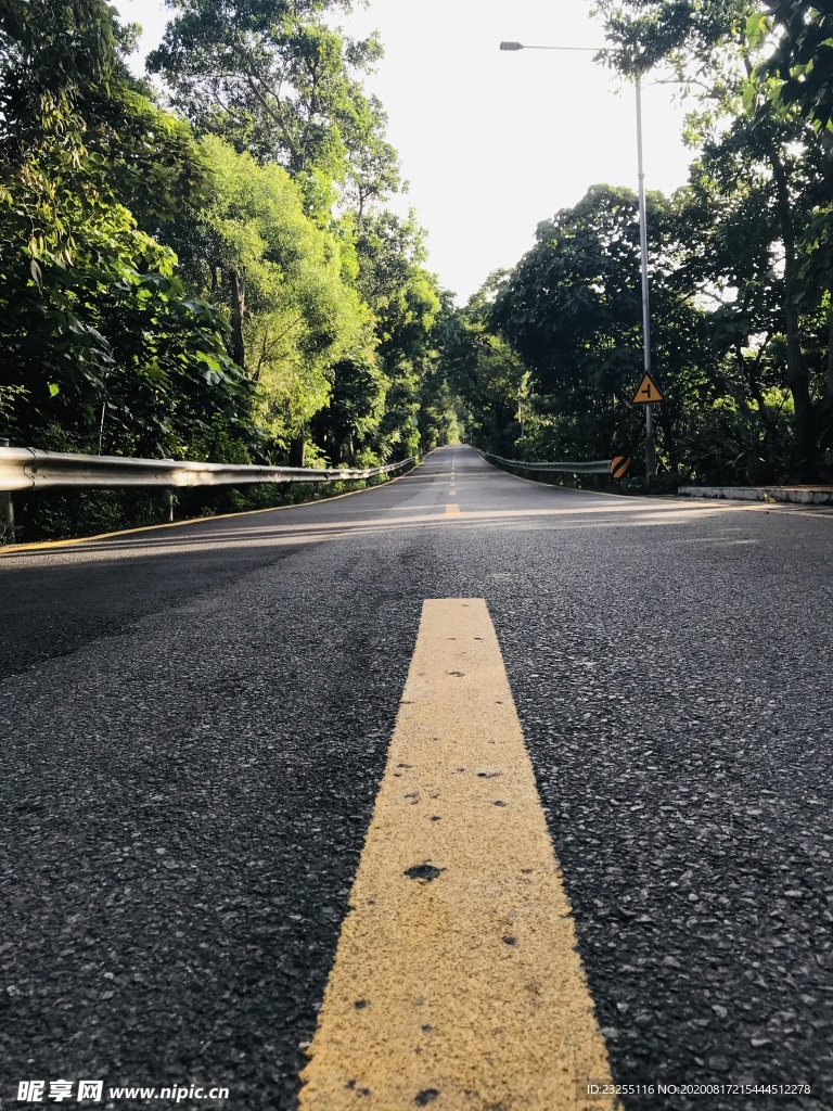 道路 对称 路面