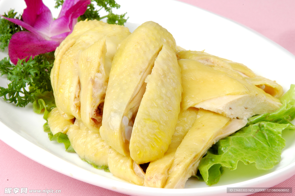 白斩鸡美食图片