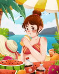 夏季插画