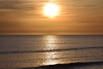 夕阳大海