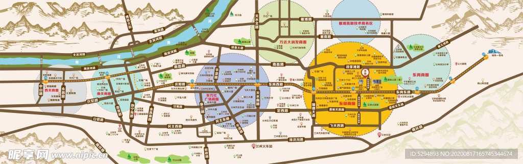 益通筑梦时代广场区位