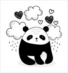 手绘可爱动物