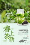 茶叶海报 新茶上市 创意海报