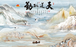 大理石电视背景墙