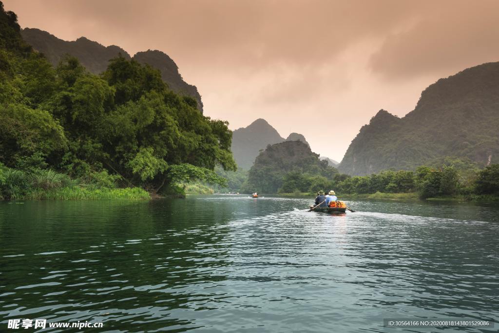 山水旅游景点自然生态背景素材