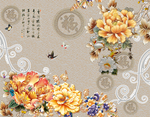 背景墙装饰画
