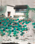 中式山水风景画