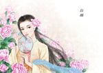 中国风节气手绘美女