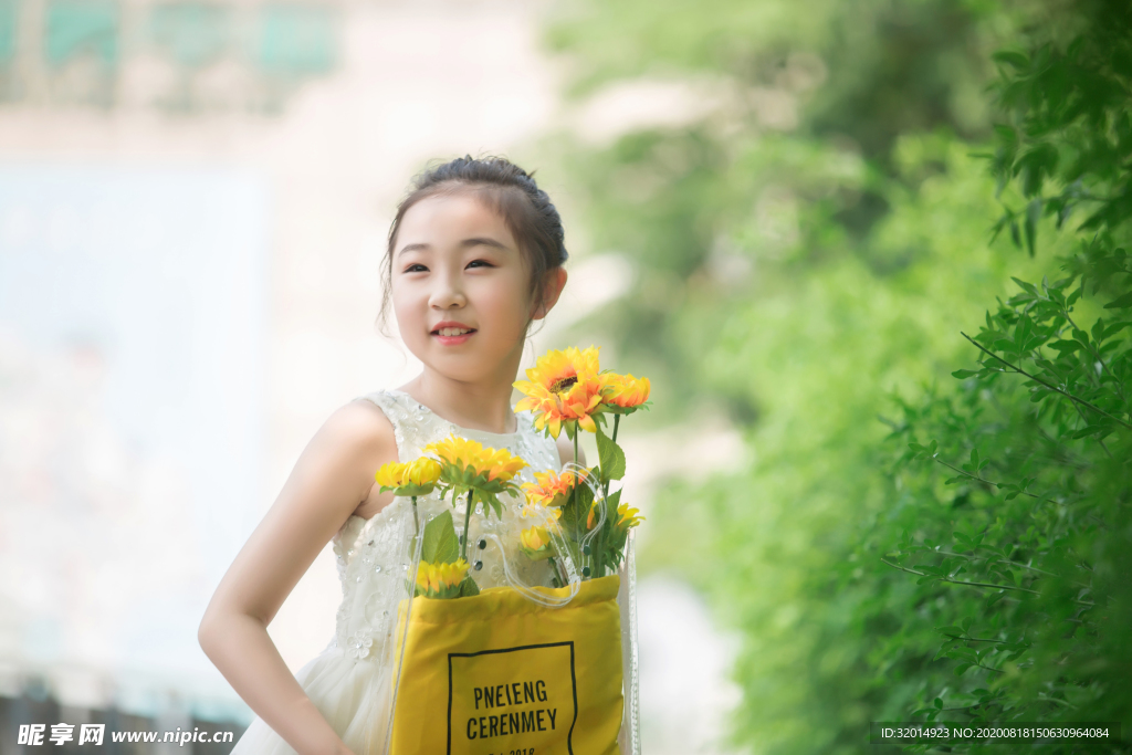 花和女孩