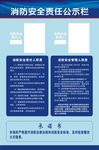 消防安全责任公示栏